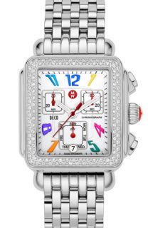 MICHELE Deco Carousel Diamond Customizable Watch