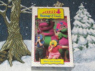 BRAND NEW SEALED BARNEY & FRIENDS TIME LIFE WHATS THAT SHADOW VHS