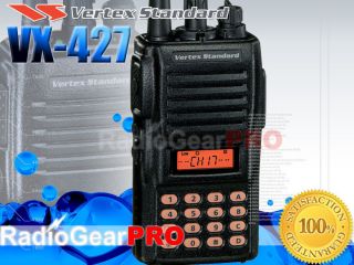 Vertex Standard VX 427 UHF 450 490 Mhz LCD Ham Radio
