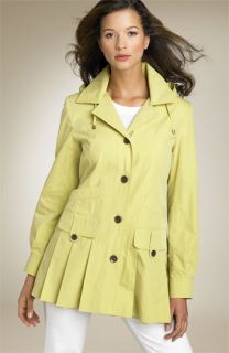 Gallery Hooded Pleated Coat