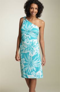 Tommy Bahama Moroccan Hibiscus One Shoulder Dress