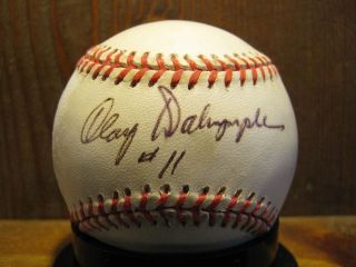 Clay Dalrymple Signed Baseball 1 Phillies Orioles COA