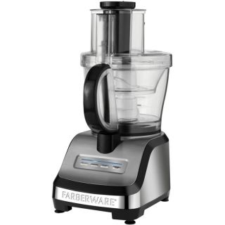 New Farberware 12 Cup Food Processor with 4 Cup Nested Workbowl