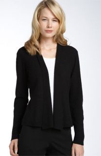Eileen Fisher Wool Crepe Cardigan with Pin (Plus)