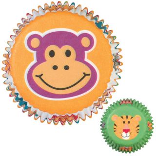 Wilton Jungle Pals Animal Baking Cups Cupcake Party