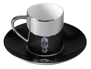 DAMIEN HIRST For the Love of God Diamond Skull Cup & Saucer Set 2012