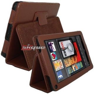  Protective Leather Folio Case Cover Stand For  Kindle Fire 7