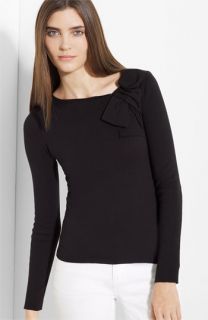 Valentino Bow Shoulder Knit Top