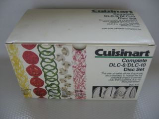 Cuisinart Complete DLC 8 DLC 10 Disc Set DLC 870