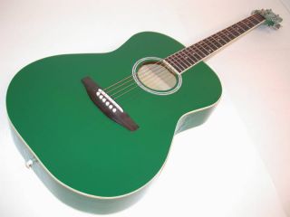 Daisy Rock Debutante Serenade Parlor Acoustic Guitar Glorious Green 14