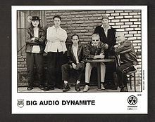 Big Audio Dynamite Bad Concert Hoodie The Clash Mick Jones Very RARE