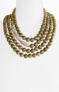 St. John Collection Bead & Agate Multistrand Necklace