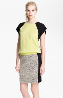 Diane von Furstenberg Larissa Stretch Silk Baseball Tee