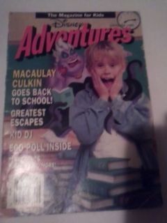 Disney Adventures Magazine Macaulay Culkin Home Alone Ursula Little