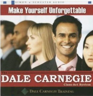  YOURSELF UNFORGETTABLE by DALE CARNEGIE   AUDIO BOOK   AUDIO CD   NEW