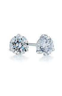 Kwiat 1.25ct tw Diamond & Platinum Stud Earrings