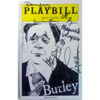 Bway Nathan Lane Dana Ivey Cast Signed Butley Playbill