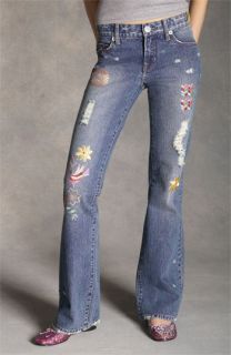 July 25 Embroidered Rigid Jeans