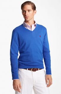 Polo Ralph Lauren Cotton & Cashmere V Neck Sweater