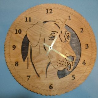 12 Great Dane Uncropped Dog Wall Clock