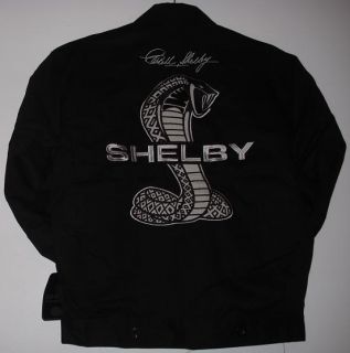  Authentic Mustang Shelby Racing Mechanic Embroidered Jacket L