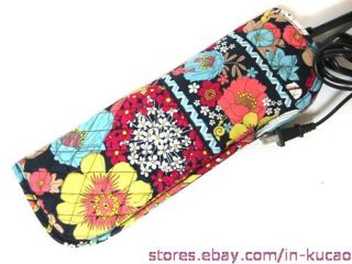 Vera Bradley Flat Curing Iron Cover in Happy Snails