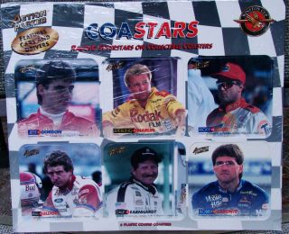  in Pkg 1994 NASCAR Action Packed Coasters w Dale Earnhardt More