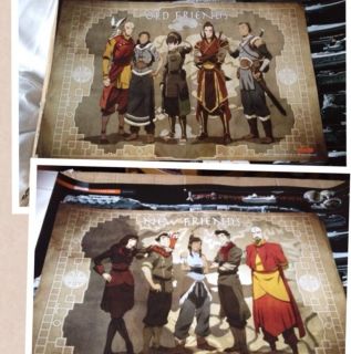EXCLUSIVE COMIC Con 2012 LEGEND OF KORRA NEW OLD FRIENDS POSTERS Last