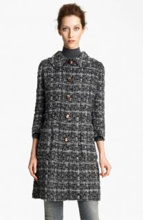 Dolce&Gabbana Metallic Button Tweed Coat