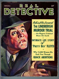 Real Detective 1935 Jan Pulp True Crime Pretty Boy Floyds Life Story