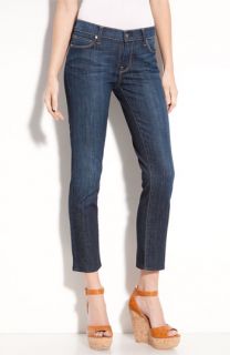 7 For All Mankind® Slim Leg Crop Jeans (LA Dark Wash)