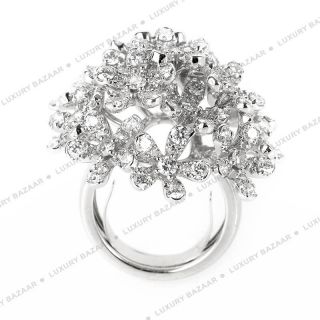 This cocktail ring from Crivelli is fabulous and shines with diamonds
