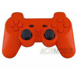 Shine Glossy Orange Custom Housing Shell for PS3 Controller with