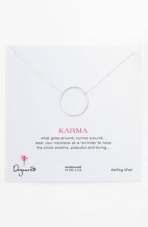 Dogeared Karma Sparkle Pendant Necklace