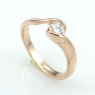 18K Gold Plated Crystal Cute Ring  92271