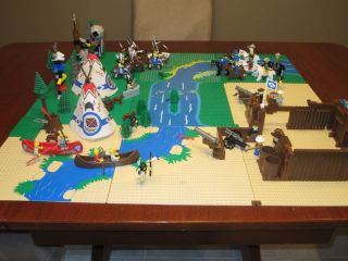 Huge Lego Fort Custer Native American Village City Custers Last Stand