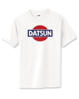 Datsun Mens White T Shirt Retro New 240Z 280z New