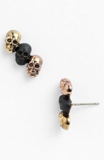 House of Harlow 1960 Triple Skull Stud Earrings