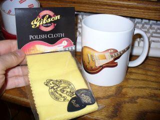 GIFT IDEA Gibson Custom Shop Pack Les Paul PAF coffee mug cup