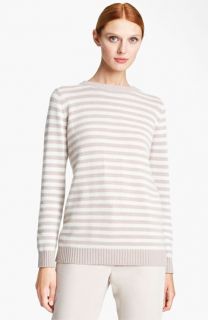 Max Mara Auronzo Striped Cashmere & Cotton Sweater