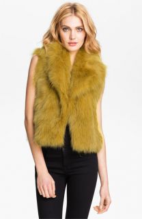 Diane von Furstenberg Gami Genuine Fox Fur Vest