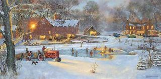 dave barnhouse s n home for the holidays print