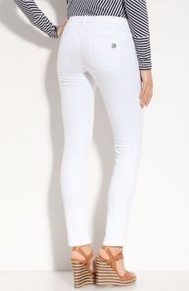MICHAEL Michael Kors White Denim Skinny Jeans (Petite)