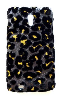 New Bling Leopard Sequin Phone Cover Case Samsung Galaxy s 2 Epic 4G