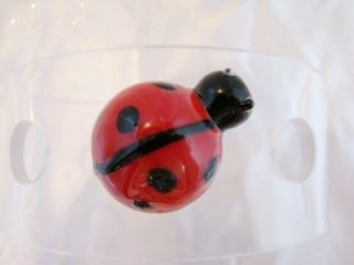 New Red Ladybug Wine Stopper Stainless Steel Cute Fun
