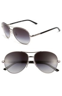 Burberry Special Fit Metal Aviator Sunglasses