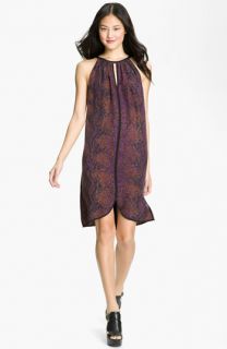 Rebecca Taylor Python Print Silk Halter Dress