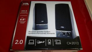 NEW Cyber Acoustics CA 2012 Computer Speakers for Laptop Desktop Apple