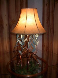  Lamp Original Copper Sculpture by Blaine Tropical Art Deco