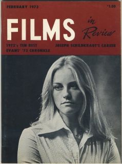 Films in Review Feb 1973 Cybill Shepherd Joseph Schildkraut